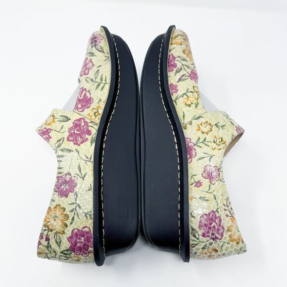Alegria Multicolor Floral Print Mary Jane Comfort Shoes Women's EU Size 39 EUC - Picture 5 of 10